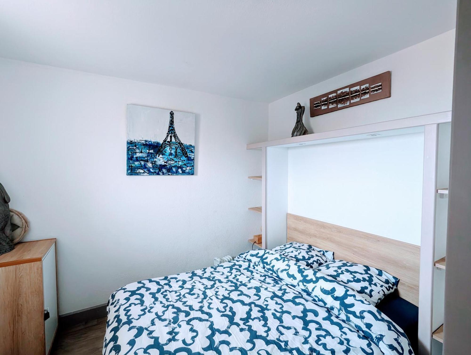 T2 Climatise Vue Sur Mer, Wifi, Piscine Et Parking Sete Bagian luar foto