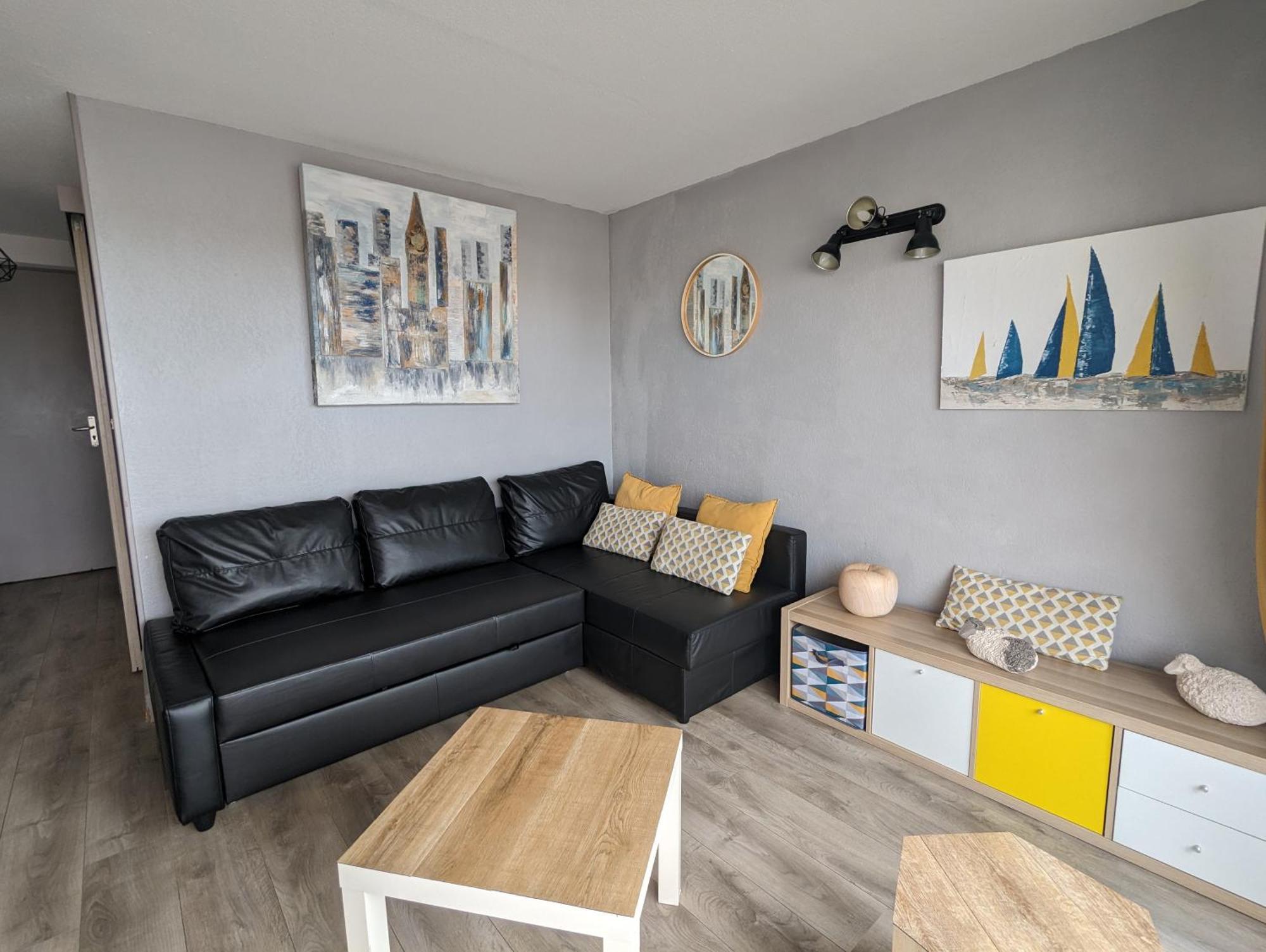 T2 Climatise Vue Sur Mer, Wifi, Piscine Et Parking Sete Bagian luar foto